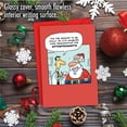 thumbnail image 5 of 1 Funny Christmas Card with Envelope - Jolly Santa C3406XSG, 5 of 6