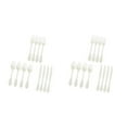 thumbnail image 2 of Transemion Plastic Forks Spoons Knifes Silverware Decor Party White 18.5cm 2Set, 2 of 6