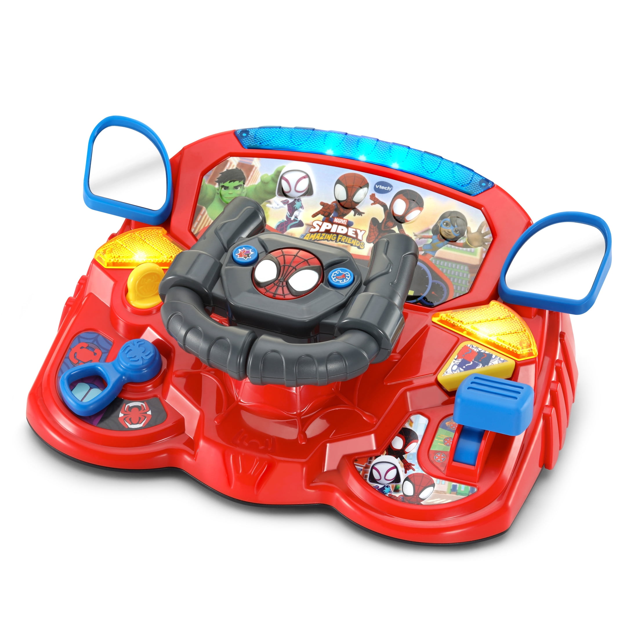 VTech® Spidey and His Amazing Friends Spidey to the Rescue Driver; Interactive Toy for Kids,  Ages 3-6 Years Old
