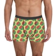 thumbnail image 4 of Wukai Summer Watermelon Print Men’s Underwear Breathable Boxer Briefs,&nbsp;Moisture Wicking & Breathable-Medium, 4 of 7