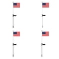 thumbnail image 1 of Ohmyroo 70 cm (27 in) Solar-Powered Patriotic Flag Lawn Light, 1 of 7
