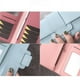 thumbnail image 2 of Cartera larga para mujer, cartera triple, cartera multifuncional de piel sintética, cartera sencilla y moderna, 2 of 5