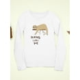 thumbnail image 3 of Hang With Me Lazy Sloth Long Sleeve Toddler -Image by Shutterstock,  4 Toddler, 3 of 4