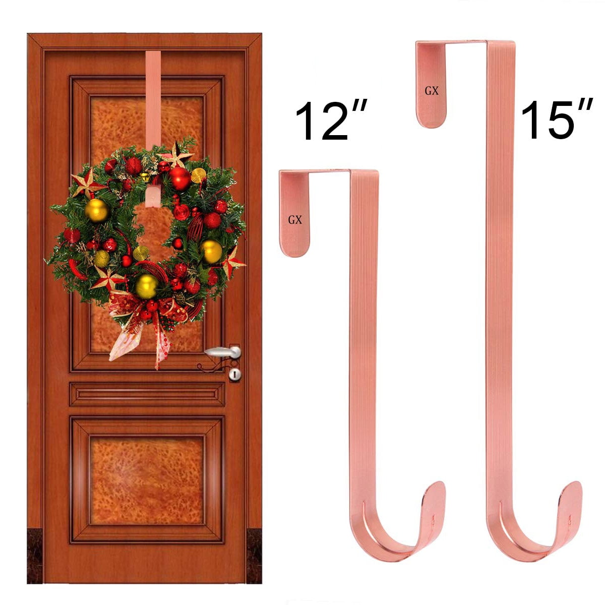 Wreath Hanger for Front Door Large Wreath Metal Hook for Christmas