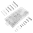 thumbnail image 4 of Miangastore Kit d'Assortiment de Ressorts de Compression Argent 200 Pcs 8.17x4.09x1.18 Po, 4 of 9
