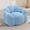Blue + Plush + 1 Seat+5, variant on ZHICHUN White Cat Design Bean Bag Chair with Long Tail Portable Leisure Sofa for Bedroom Living Room Decor