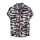 thumbnail image 1 of Camisas Para Hombre Camisa de manga corta con flores para hombre, estilo playero de verano, informal, relajada, para perezosos (Beige, M), 1 of 7