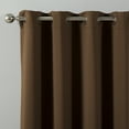 thumbnail image 2 of Quality Home Basic Thermal Blackout Curtains - Antique Bronze Grommet Top - Chocolate (Set of 2 Panels), 2 of 3