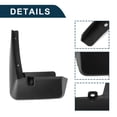 thumbnail image 4 of Guardas contra salpicaduras Unique Bargains para Toyota Sienna 2022-2024, guardabarros delanteros y traseros con accesorios de montaje, 4 of 6