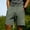 Army Green, variant on Mens Athletic Shorts, Drawstring Waist Quick Dry Fabric, Zipper Pockets and Stitch Detail for Daily Gym Fitness Workouts Brown L