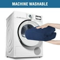 thumbnail image 4 of CHOK 2024 Housse Extensible pour Fauteuil Inclinable en Spandex Jacquard 1 Pce Bleu Marine, 4 of 7