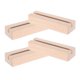 thumbnail image 4 of Wooden Card Holder for Table Crafted from Reliable Wood Beige Color for Decoration Enhancing Desk Aesthetic 4pcs, 4 of 5