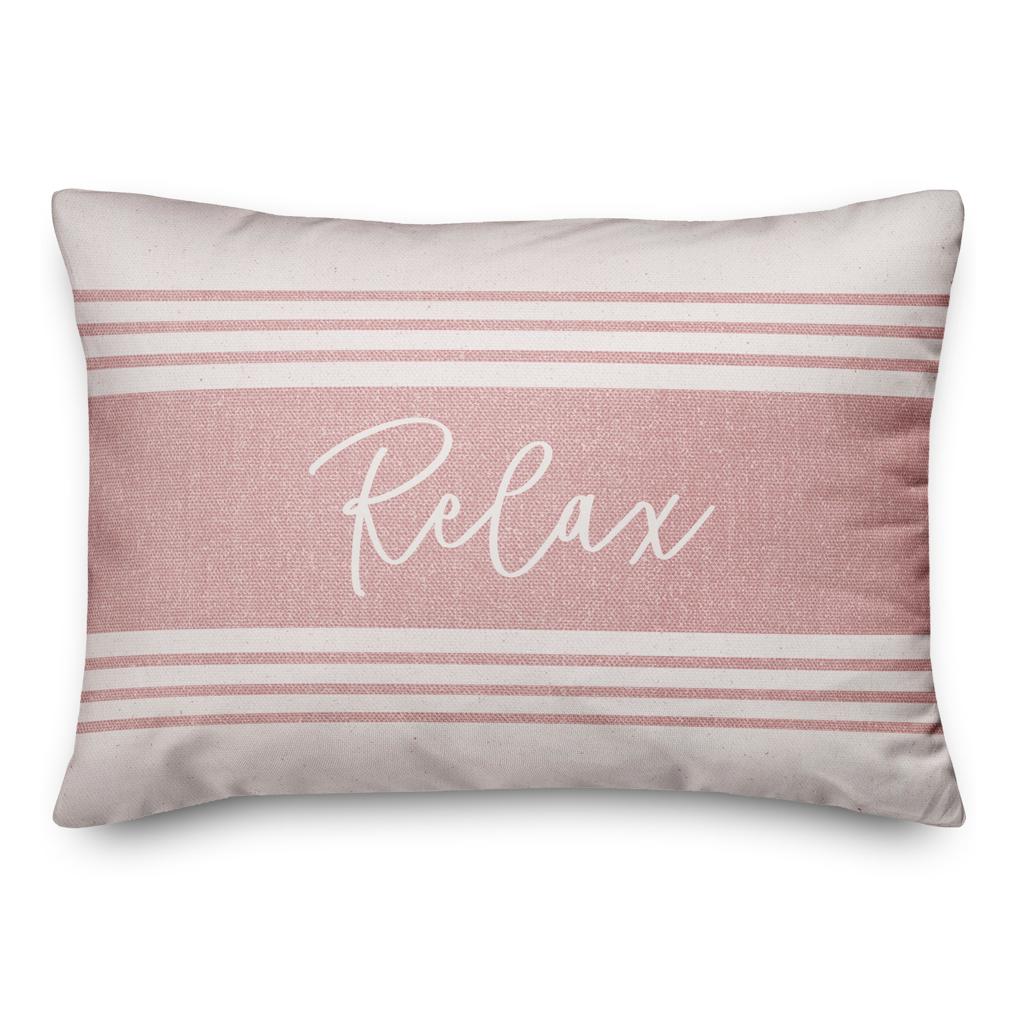 Creative Products Relax Linen Pink 14 x 20 Indoor / Outdoor Pillow