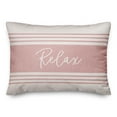 thumbnail image 2 of Creative Products Relax Linen Pink 14 x 20 Indoor / Outdoor Pillow, 2 of 3