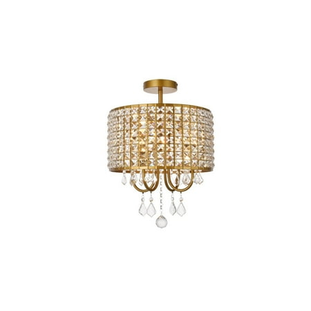 

Elise 14 inch flush mount in brass