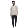thumbnail image 1 of Atasi Kurta Traditionnelle en Coton Imprimé Col Mandarin pour Hommes Chemise Décontractée, 1 of 5