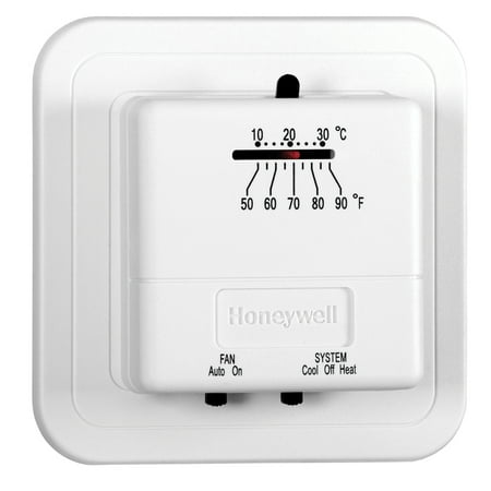 - Honeywell Economy Non-Programmable Thermostat, Heating and Cooling (CT31A1003/E1)
