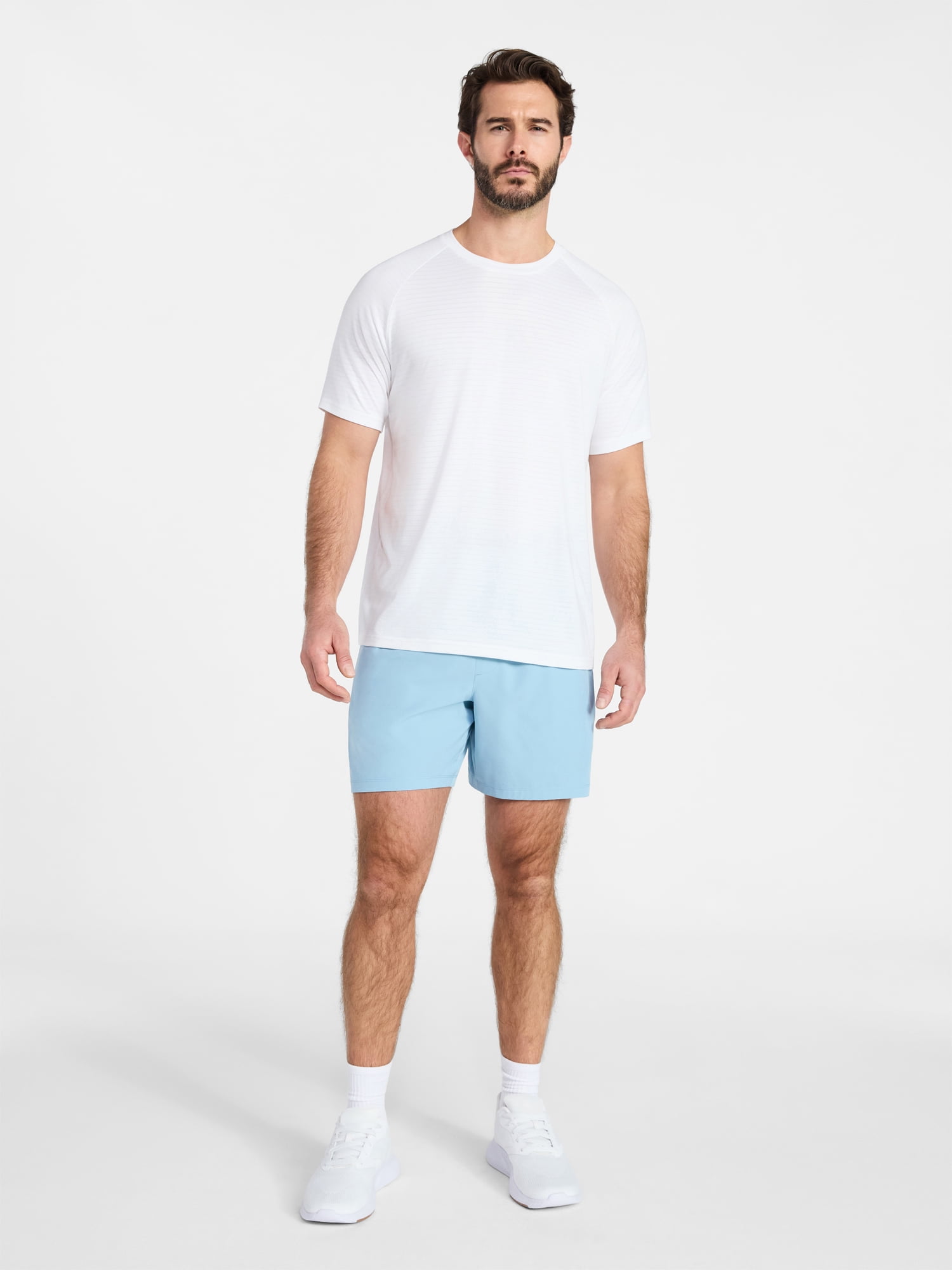 Athletic Works Men's and Big Men's Woven Running Shorts, 6" and 8" Inseams, Sizes XS-5XL