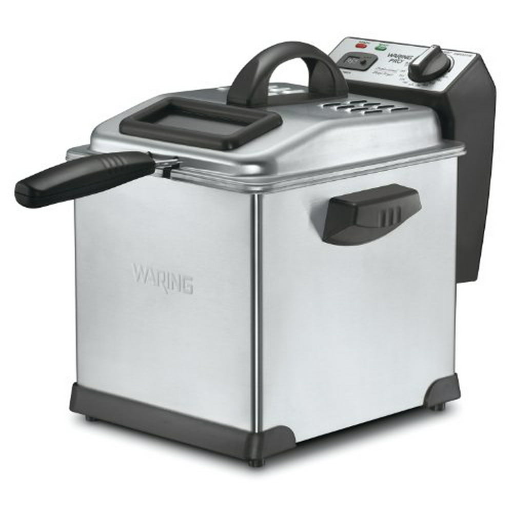 Waring Pro Deep Fryer 3.43 quart Oil / 1.70 lb Food Stainless