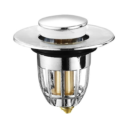 

Awaswae Universal Bathroom Sink Stopper Anti-Clogging Wash Basin Bounced Drainer Filter