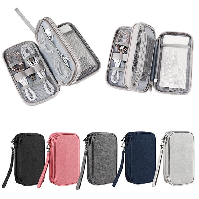 Viflosae Étui de Protection pour Disque Dur, Trésor de Charge, Bouclier de Disque U, Câble de Données pour Casque, Accessoires Numériques, Sac de Rangement, Étui de Protection Multi-Couches, Échantillons Gratuits
