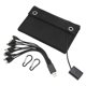 thumbnail image 5 of Paquete plegable de panel solar de 25 W IP65 impermeable anti oxidación con cable USB para cámaras de vigilancia portátiles, 5 of 5