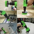 thumbnail image 2 of Power Scrubber Brush Cleaning Kit - All Purpose Drill Brush with Extend Attachment for Bathroom Surfaces  Grout  Floor  Tub  Shower  Tile  Kitchen and Car, 2 of 5