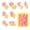 E8, variant on 16Pcs Ocean Animal Cookie Cutters with Plunger Stamps Set, Fish, Dolphin, Starfish Plastic Biscuit Cutters, Sea Themed DIY Embossing Cutter for Biscuit Cookie Fondant Cheese Baking (F16)