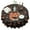 Witch Pumpkin Halloween, variant on Witch's Brew Halloween Pattern Round Tablecloth 60"x60",Wrinkle Wipeable Table Cloth for Kitchen Dining Room Picnic Patio Party