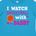 thumbnail image 4 of Inktastic I Watch Basketball with Daddy Boys or Girls Toddler T-Shirt, 4 of 5