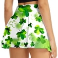 thumbnail image 6 of DHFJKG Womens Athletic Skorts For Running Tennis Clover Print Workout Mini Skirt With Built In Shorts Comfortable Activewear Versatile Skirt, 6 of 7