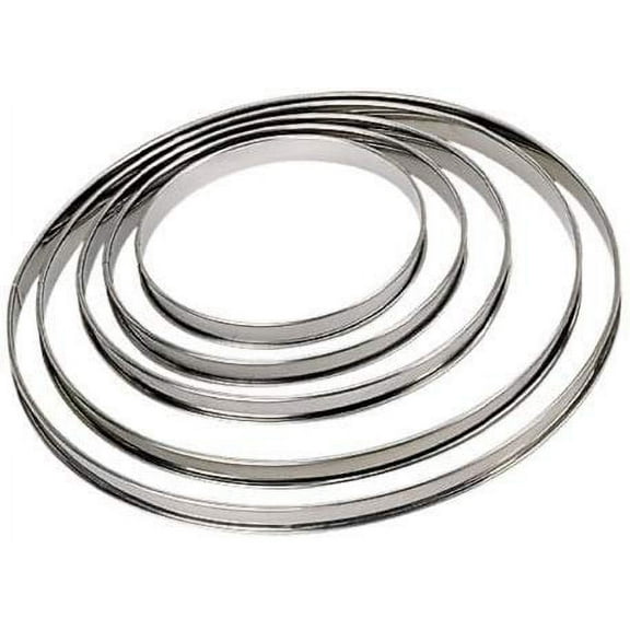 World Cuisine Stainless Steel Tart Ring, Dia. 10-1/4" [World Cuisine]