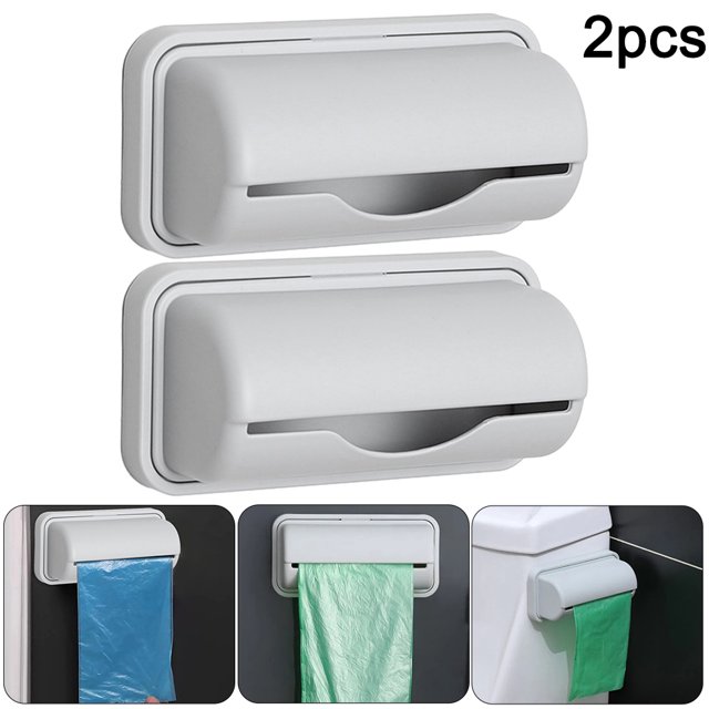 Dispensador Bolsas Basura para El Contenedor Sin Perforaciones (gris)