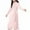 Pink, variant on Fewfanhot Women's Long Robe with Pockets Lapel Collar Bathrobe for Home Lounging and Comfortable Wear After Bath or Shower