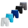 thumbnail image 3 of Yuyangdpb Men's Underwear No Ride Up Boxer Briefs 202115Muti/5pack XL, 3 of 5