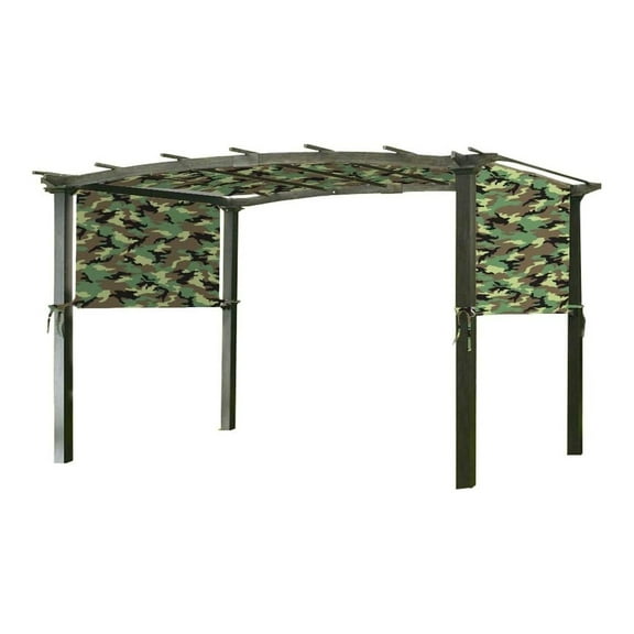 Universal Pergola Replacement Canopy - Standard 350 - Camo Green