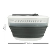 Prep Solutions Space-Saving 3 Quart Collapsible Salad Spinner with Easy Handle