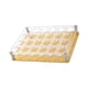 thumbnail image 4 of Bandeja para Vasos de Vidrio Estante para Vasos de Acrílico Bandeja para Servir Tazas Ahorre Espacio Estante de Almacenamiento para Tazas de Té Indepe , de 24 hoyos Áurea de 24 hoyos, 4 of 7