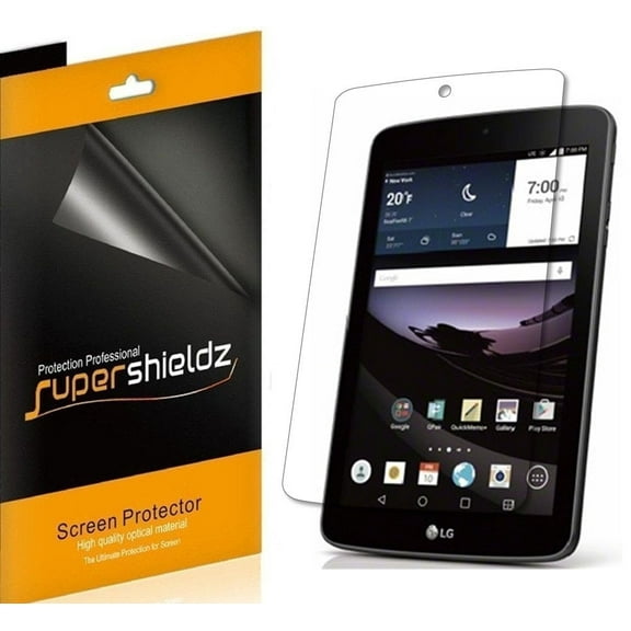 [3-Pack] Supershieldz for LG G Pad F7.0 / F 7.0 Screen Protector, Anti-Bubble High Definition (HD) Clear Shield