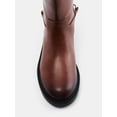 thumbnail image 4 of Scenario Women's Tall Faux Leather Riding Boots, 4 of 5