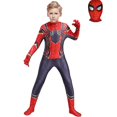 thumbnail image 1 of Miles Morales-disfraz de Spiderman para niños, traje de Peter Parker Zentai de superhéroe, de LICRA, 1 of 4