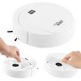 thumbnail image 2 of Mopping Robot Vacuum Cleaner 1200mAh Rechargeable Robotic Vacuum Cleaner Strong Suction Vacuum Sweeping Robot Quiet Operation Smart Vacuum Cleaner for Daily Cleaning Pet Hair, 2 of 6
