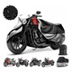 thumbnail image 1 of Funda Motocicleta Grueso Cubiertas 100% Modelo Negro, 1 of 4