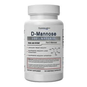 #1 D-Mannose by Superior Labs - 500mg, 120 Vegetable Caps - Made In USA, 100% Money Back Guarantee