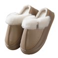 thumbnail image 2 of Zapatillas de algodón populares para hombres y mujeres, zapatillas de algodón para parejas, zapatillas peludas cálidas para interiores de otoño e invierno, 2 of 5