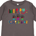 thumbnail image 4 of Inktastic Merry Christmas Holiday Gift Boys or Girls Long Sleeve Toddler T-Shirt, 4 of 5