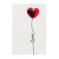 thumbnail image 2 of HongHeng 1Pc Valentines Day Cards, Blank Note Cards with Hearts, Anniversary Love Cards for Her or Him, Thank You Greeting Birthday Cards, 4 x 6 Inch (I Love You), 2 of 4