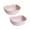 Pink, variant on perfeclan 2x Crate Dog Bowls Water Feeder Dish Easily to Mount Slow Feeding for Wire Cages or Crates for Birds Small Dogs Rabbit Cat Pets White