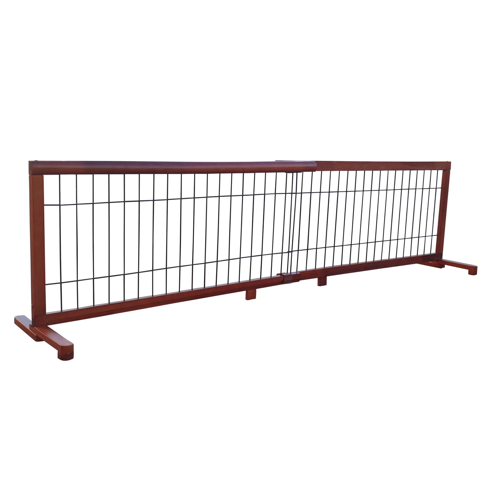 Pefilos Freestanding Pet Gates for Dogs, 41"-77" Adjustable Wooden Dog Fence Indoor, Step Over Dog Gate Extra Wide for House, Doorways, Stairs, Brown Pefilos Freestanding Pet Gates for Dogs, 41"-77" Adjustable Wooden Dog Fence Indoor, Step Over Dog Gate Extra Wide for House, Doorways, Stairs, Brown