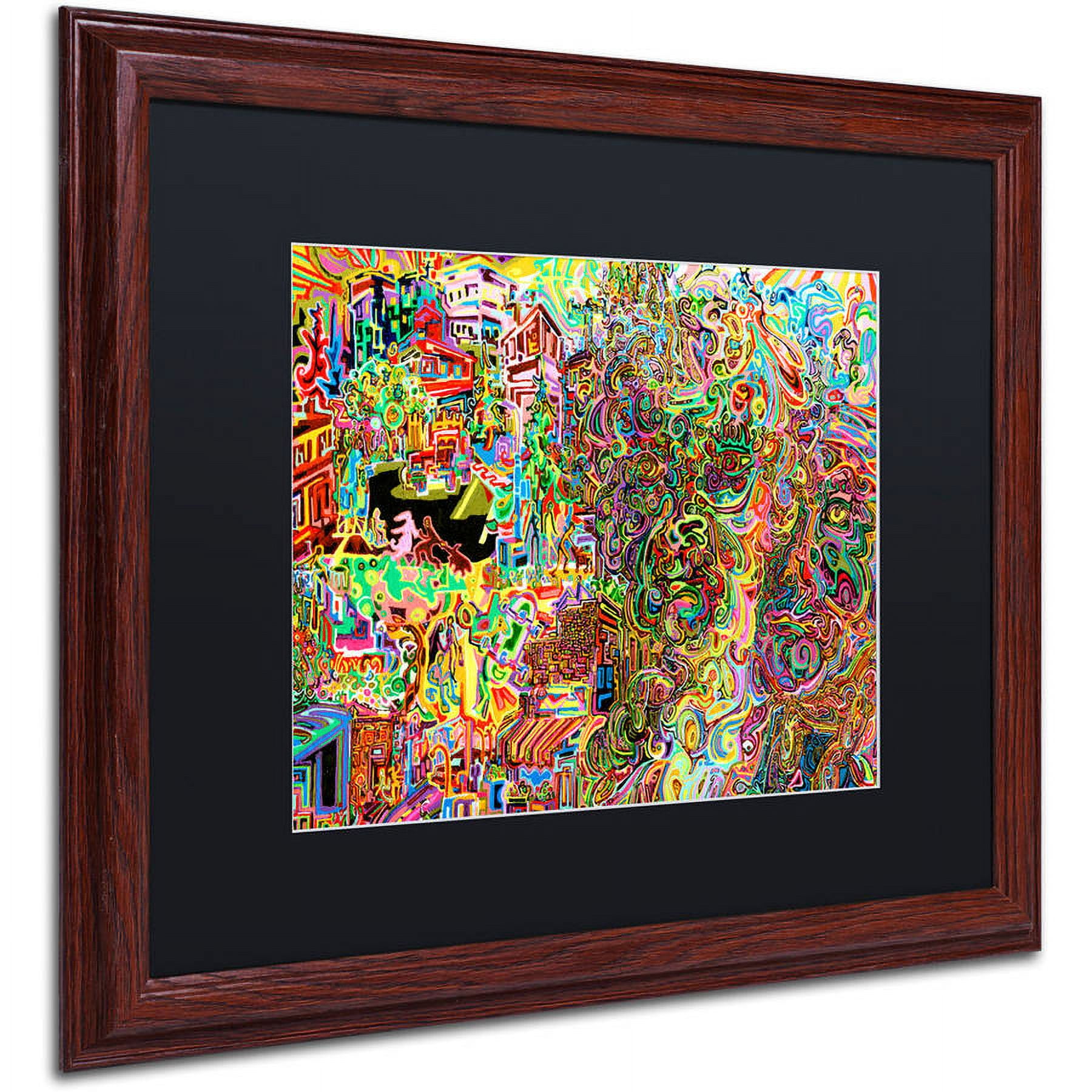 Trademark Fine Art "Scenes Of Vancouver" Canvas Art by Josh Byer, Black Matte, Wood Frame